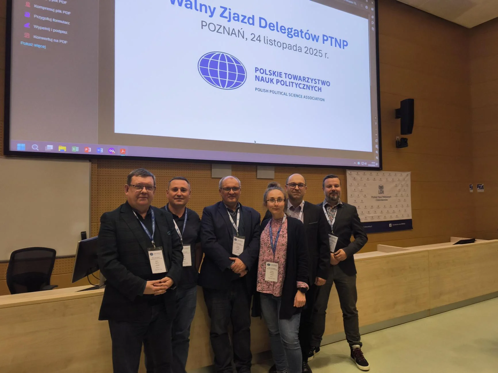 reprezentanci IPOL na zjeździe PTNP